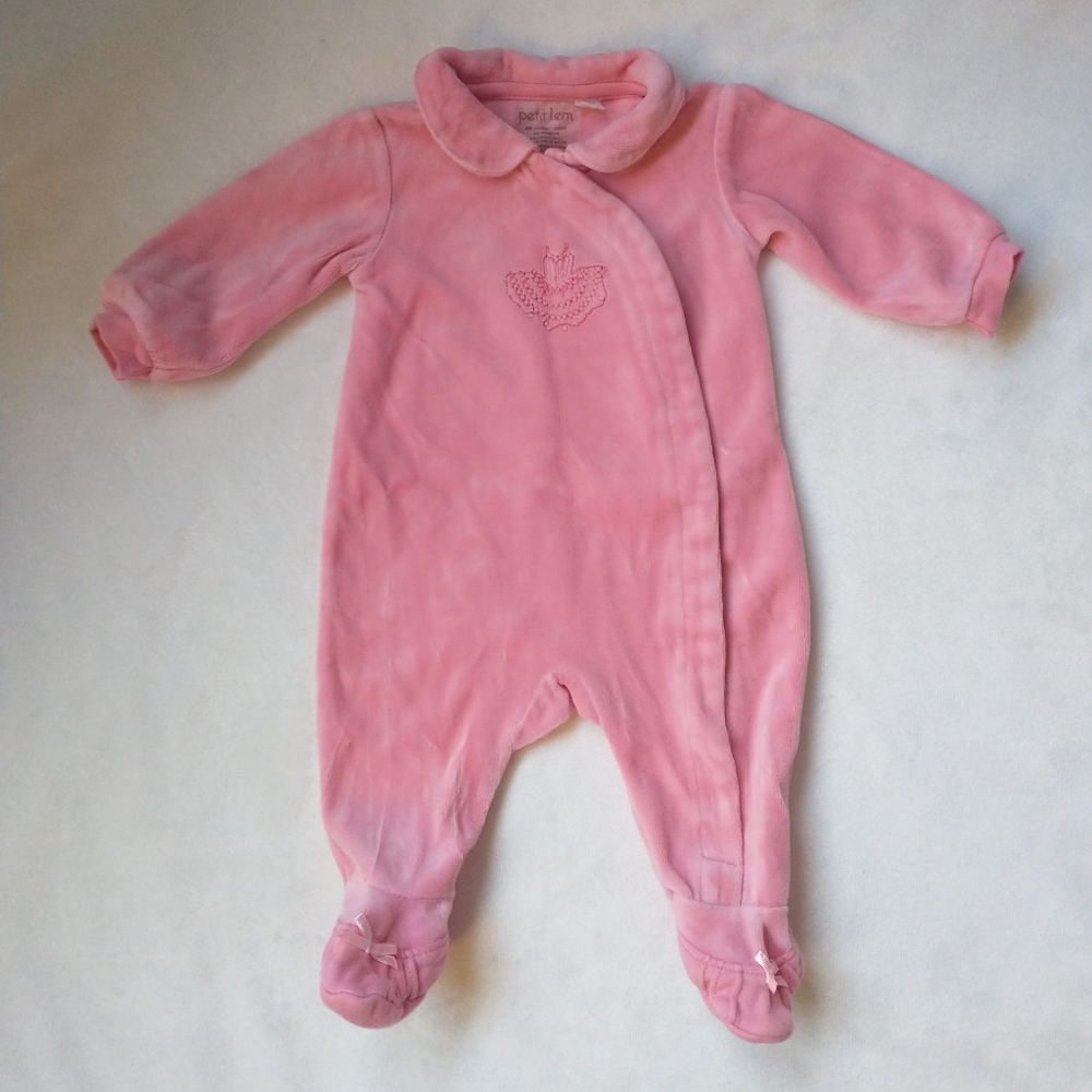 Petit Lem Footed Romper